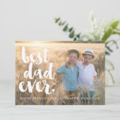 BESTE DAD OOIT | FATHERS DAY CARD KAART (Staand voorkant)