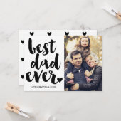 BESTE DAD OOIT | FATHERS DAY CARD KAART (Voorkant / Achterkant in situ)