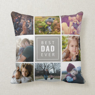 Beste DAD-ooit foto Kussen