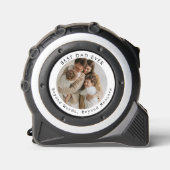 Beste DAD ooit gepersonaliseerde foto tape maatreg Rolmaat (Voorkant)