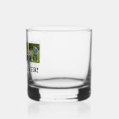 BESTE DAD OOIT - Gepersonaliseerde Vaderdag-foto Whisky Glas (Links)