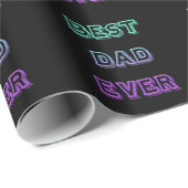 BESTE DAD OOIT Gift Wrap (Vaderdag - verjaardag) Cadeaupapier (Rol Hoek)