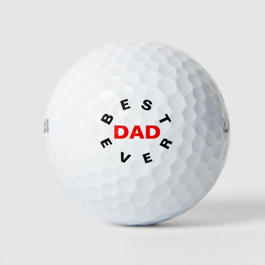 Beste DAD ooit Golfballen (Voorkant)