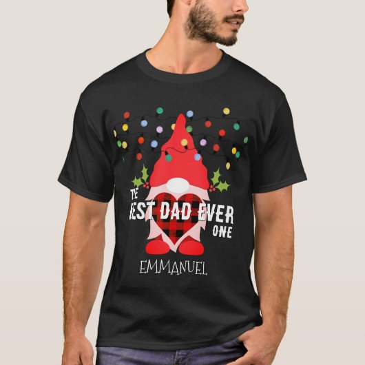 BESTE DAD OOIT kerst T-shirt (Voorkant)