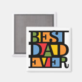 BESTE DAD OOIT magneet (Voorkant / Achterkant)