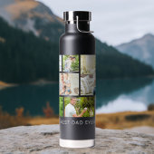BESTE DAD OOIT Multi Photo Collage Modern Waterfles