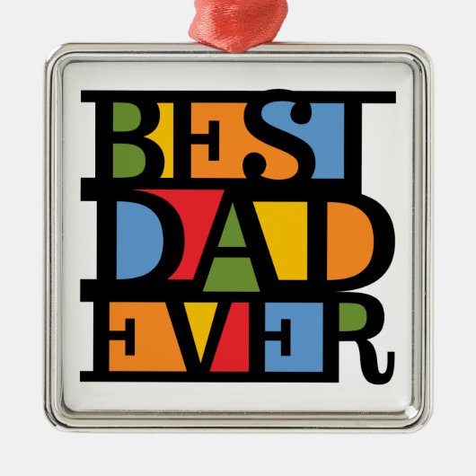 BESTE DAD OOIT ornament (Voorkant)