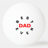 Beste DAD ooit Pingpongbal (Voorkant)