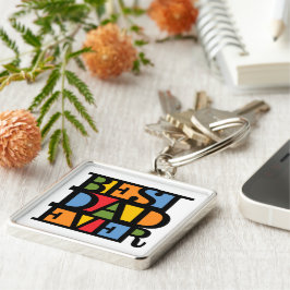 BESTE DAD OOIT Premium-sleutelketen Sleutelhanger