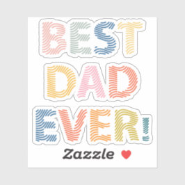 Beste DAD ooit Sticker