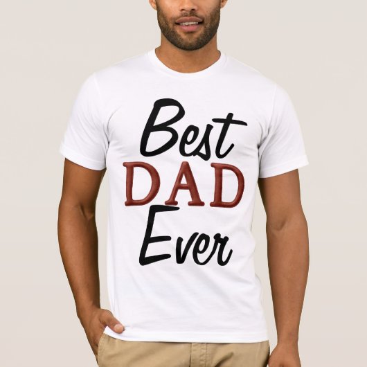 BESTE DAD OOIT T-SHIRT (Voorkant)