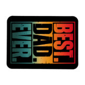 BESTE DAD OOIT TYPOGRAFIE MAGNEET (Horizontaal)