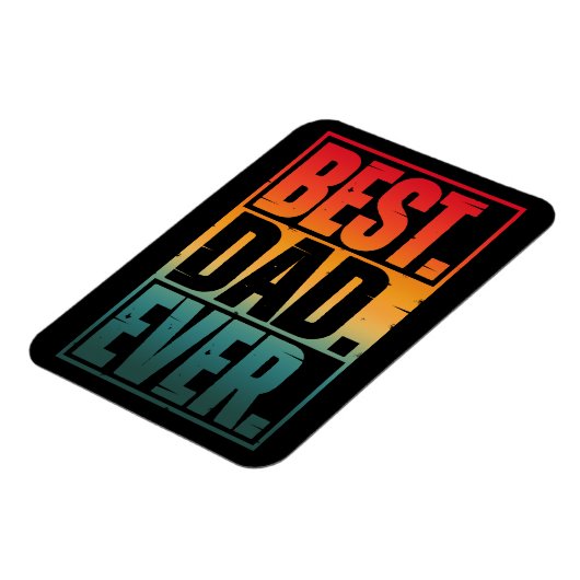 BESTE DAD OOIT TYPOGRAFIE MAGNEET (Linkerzijde)