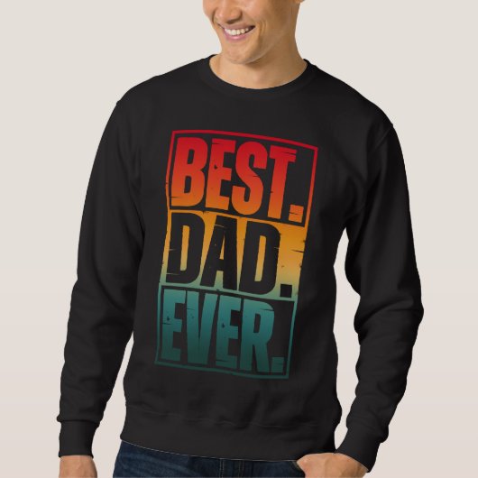 BESTE DAD OOIT TYPOGRAFIE TRUI (Voorkant)