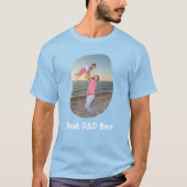 Beste DAD ooit upload je familiefoto T-shirt (Voorkant)