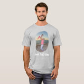 Beste DAD ooit upload je familiefoto T-shirt (Voorkant volledig)