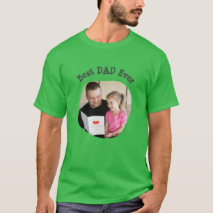 Beste DAD ooit upload je foto van je vierkante fam T-shirt