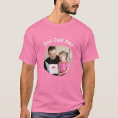 Beste DAD ooit upload je foto van je vierkante fam T-shirt (Voorkant)