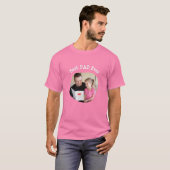 Beste DAD ooit upload je foto van je vierkante fam T-shirt (Voorkant volledig)