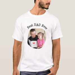 Beste DAD ooit upload je foto van je vierkante fam T-shirt