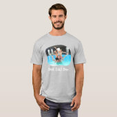 Beste DAD ooit uploadt uw horizontale familiefoto T-shirt (Voorkant volledig)