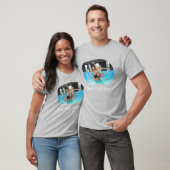 Beste DAD ooit uploadt uw horizontale familiefoto T-shirt (Unisex)