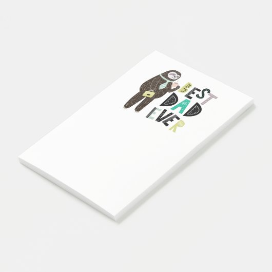 BESTE DAD OOIT Vaderdag Aangepast Post-it® Notes (Schuin)