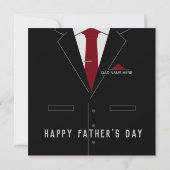Beste DAD ooit Vaderdag Kaart - Gepersonaliseerd (Achterkant)