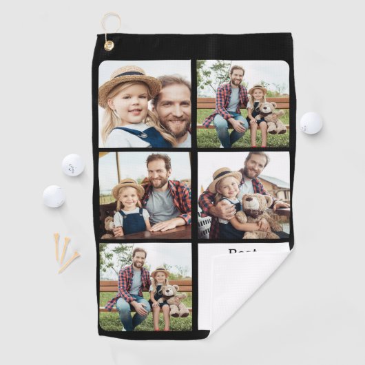 Beste DAD op basis van Par - persoonlijke 5 fotoco Golfhanddoek (Insitu)