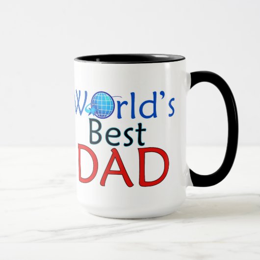 Beste DAD ter wereld - Mok (Rechts)
