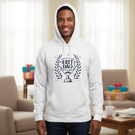 Beste Dad Trophy Design - Vaderdag cadeau Hoodie