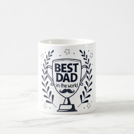 Beste Dad Trophy Design - Vaderdag cadeau Koffiemok
