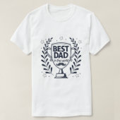 Beste Dad Trophy Design - Vaderdag cadeau T-shirt (Design voorkant)