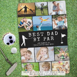 BESTE DAD VAN PAR 12 Foto-collage, speciaal aangep Golfhanddoek<br><div class="desc">Creëer een unieke golfhanddoek met fotogeheugen voor de golfer Pa die deze makkelijk te uploaden foto collage sjabloon met 12 afbeeldingen met het voorgestelde grappige golf gezegde BEST DAD DOOR PAR en gepersonaliseerd met naam () of uw douanetekst in wit tegen een bewerkbare zwarte achtergrondkleur gebruikt. WIJZIGINGEN: U kunt de...</div>