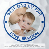 BESTE DAD VAN PAR Foto Aangepaste kleur op maat Golfballen