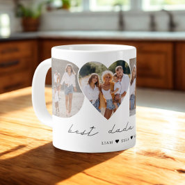 Beste Dada ooit 4 Fotocollage Eerste Vaderdag Grote Koffiekop
