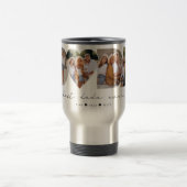 Beste Dada ooit 4 Fotocollage Eerste Vaderdag Reisbeker (Center)