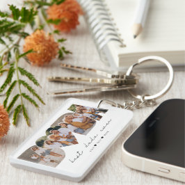 Beste Dada ooit 4 Fotocollage Eerste Vaderdag Sleutelhanger