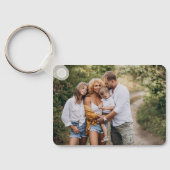 Beste Dada ooit 4 Fotocollage Eerste Vaderdag Sleutelhanger (Achterkant)