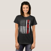 Beste Dada ooit Amerikaanse vlag cadeau fath T-shirt (Voorkant volledig)