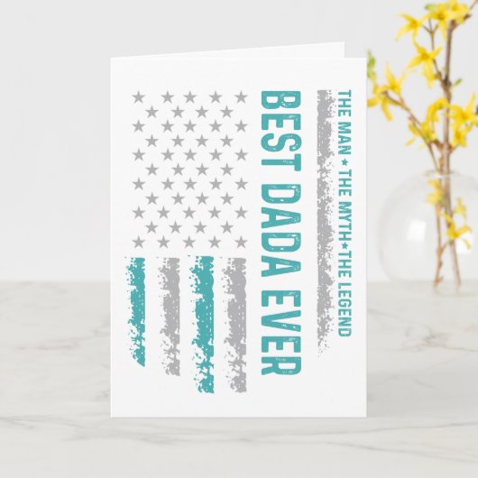 Beste Dada ooit – Patriottisch eerbetoon aan het v Kaart (Gele Bloem)