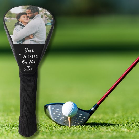 Beste Daddy By Par Aangepaste Foto Vaderdag Gift Golfheadcover