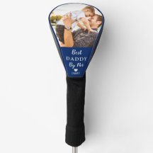 Beste Daddy By Par Foto Vaderdag Gift Blauw