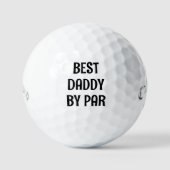 ⛳ Beste Daddy by Par Golfballen - Custom Dad Gift (Voorkant)