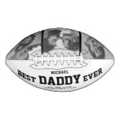 BESTE DADDY OOIT Modern Cool Black en White American Football (Voorkant)