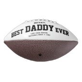 BESTE DADDY OOIT Modern Cool Black en White American Football (Gedraaid 270)