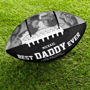 BESTE DADDY OOIT Moderne Cool Black and White American Football