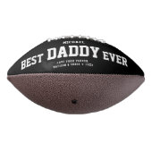 BESTE DADDY OOIT Moderne kleurenfotocollage American Football (Gedraaid 270)