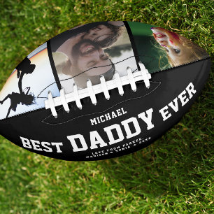 BESTE DADDY OOIT Moderne kleurenfotocollage American Football