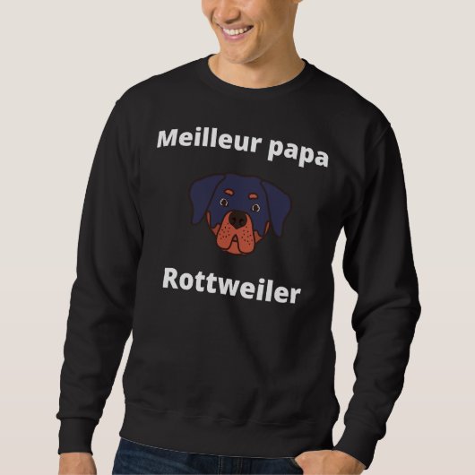 Beste Daddy Rottweiler Trui (Voorkant)